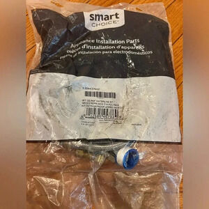 Smart choice fridge water line kit 6 ft new in package stainless steel